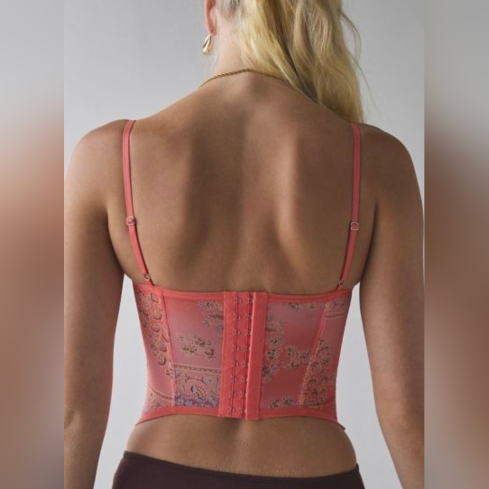 UO Out From Under Aura Lace Trim Corset Top - Picture 2 of 5